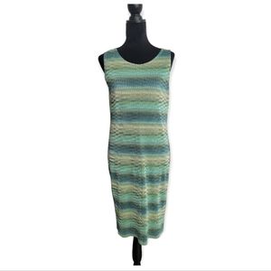 Y2K Plisse Crinkle Sleeveless Dress Bold Print